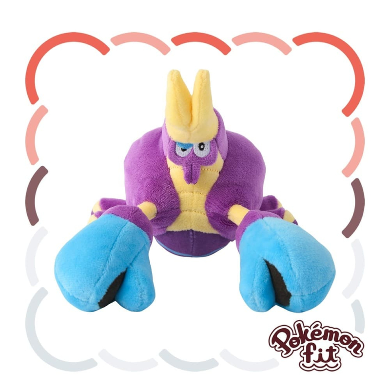 Officiële Pokemon center Pokemon fit knuffel Crabrawler 15cm 